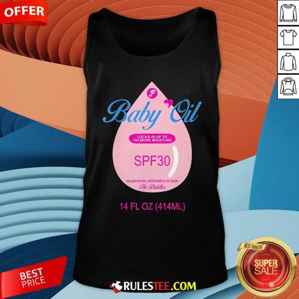 Official Baby Oil Locks In Up To 10x More Moisture Spf30 Tank-Top