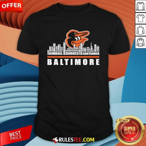 Official Baltimore Orioles The Players Of The Team T-Shirt