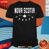 Official Ca No Va Scotia Canada Canadian Maple Leaf T-Shirt