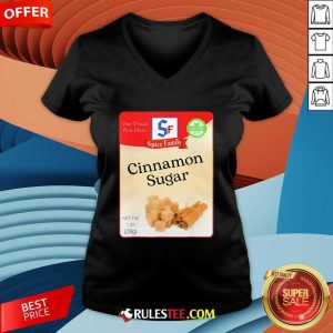 Official Cinnamon Sugar Condiment Holiday Spice Group Your Trusted Taste Choice V-Neck