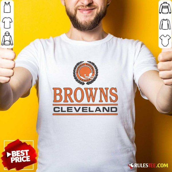 Official Cleveland National Football League Browns Crest T-Shirt