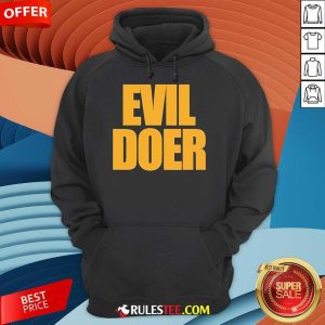 Official Evil Doer Green And Orange Hoodie