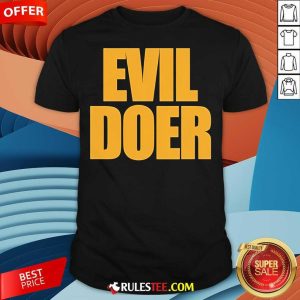 Official Evil Doer Green and Orange T-Shirt