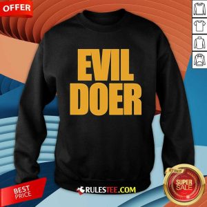 Official Evil Doer Green And Orange Sweatshirt