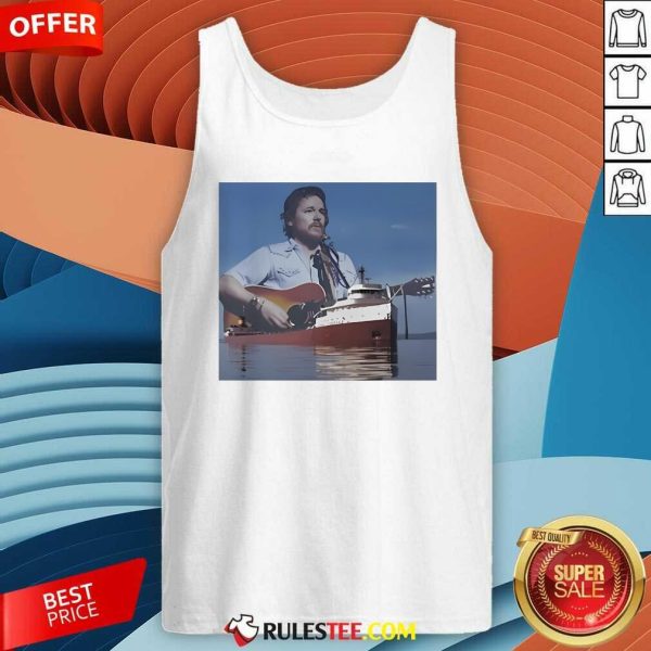 Official Gordon Lightfoot And Edmund Fitzgerald Tank-Top