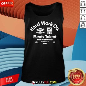 Official Hard Work Co Beats Talent Repair And Service Tank-Top