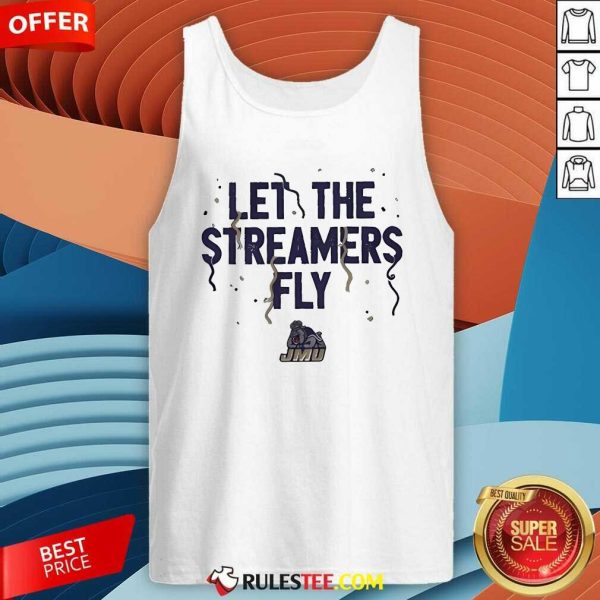 Official Jmu Football Let The Streamers Fly Tank-Top