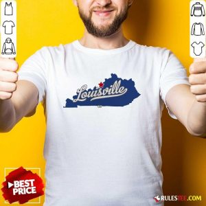 Official Louisville Kentucky Ky Map T-Shirt