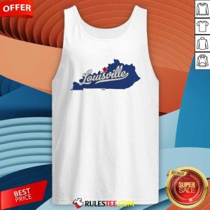 Official Louisville Kentucky Ky Map Tank-Top