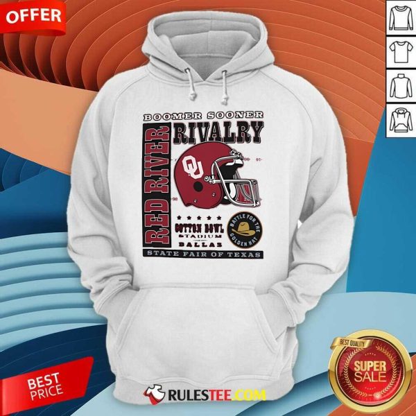 Official Oklahoma Sooners Champion Red River Rivalry Slogan Hoodie