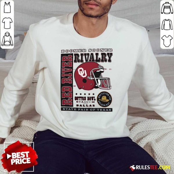 Official Oklahoma Sooners Champion Red River Rivalry Slogan Sweatshirt