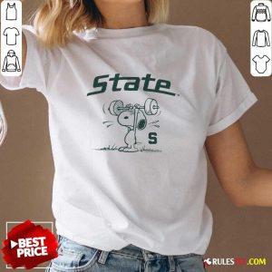 Official Peanuts X Michigan State Athletics V-Neck