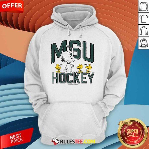 Official Peanuts X Michigan State Hockey Hoodie