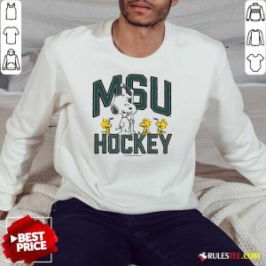 Official Peanuts X Michigan State Hockey Sweatshirt