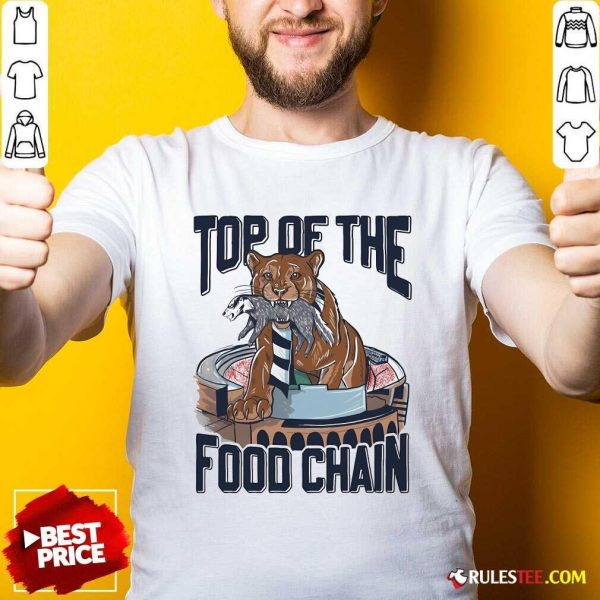 Official Top Of The Food Chain Penn State Nittany Lions Vs Wisconsin Badgers Graphic T-Shirt