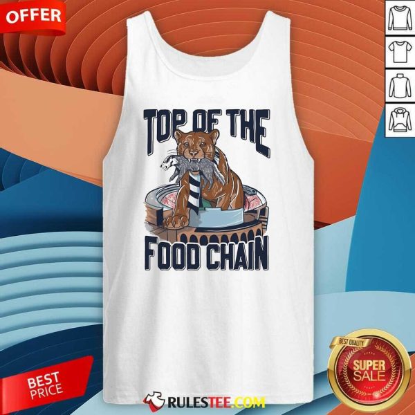 Official Top Of The Food Chain Penn State Nittany Lions Vs Wisconsin Badgers Graphic Tank-Top