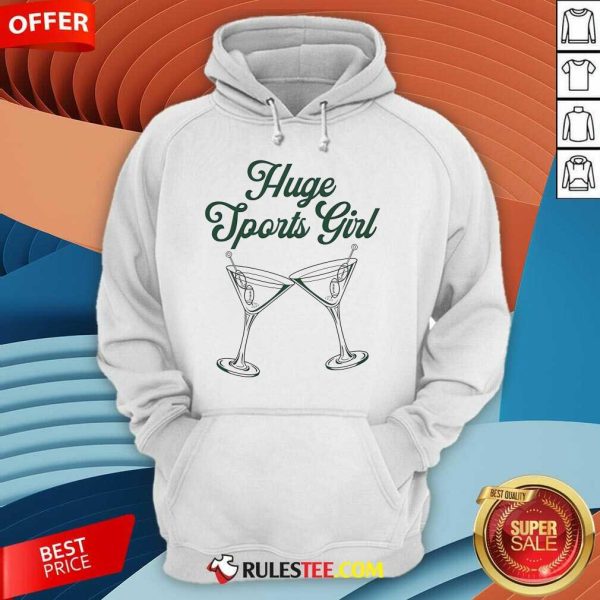 Pretty Huge Sports Girl Football Hoodie