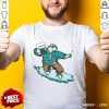 Top Cool Ice Bear Smoking T-Shirt