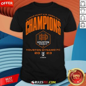 Top Houston Dynamo FC Original Retro Brand 2023 Lamar Hunt US Open Cup Champions T-Shirt