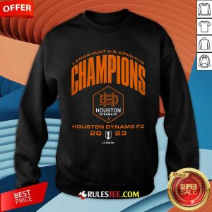 Top Houston Dynamo FC Original Retro Brand 2023 Lamar Hunt US Open Cup Champions Sweatshirt