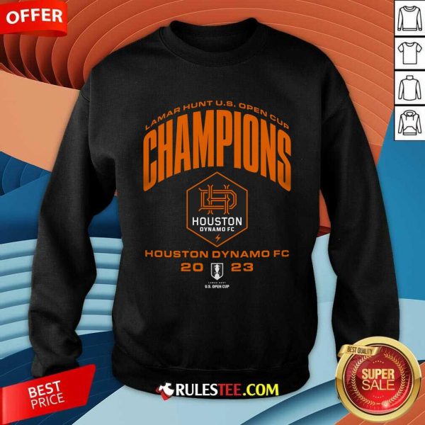 Top Houston Dynamo FC Original Retro Brand 2023 Lamar Hunt US Open Cup Champions Sweatshirt