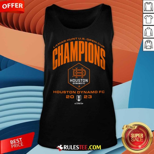 Top Houston Dynamo FC Original Retro Brand 2023 Lamar Hunt US Open Cup Champions Tank-Top