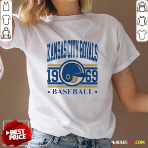 Top Kansas City 1969 Baseball Team Supporter V-Neck