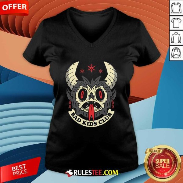 Awesome Bad Kids Krampus Club V-Neck