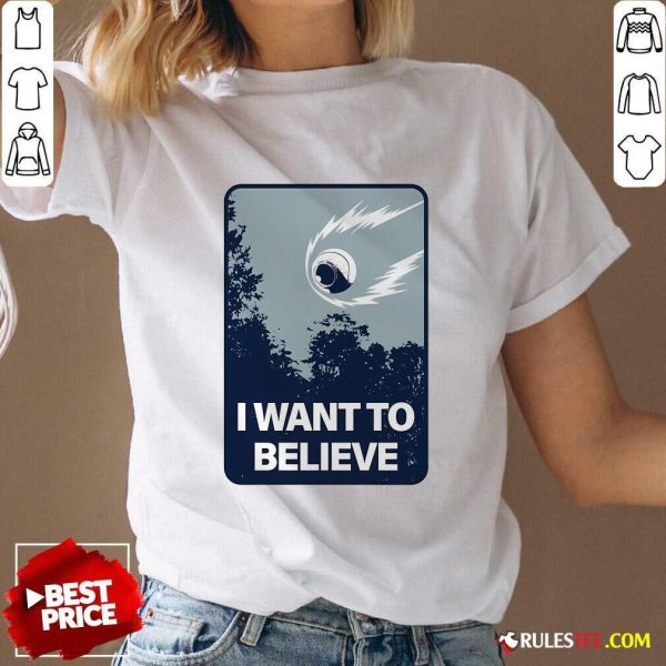 Awesome I Want To Believe V-Neck