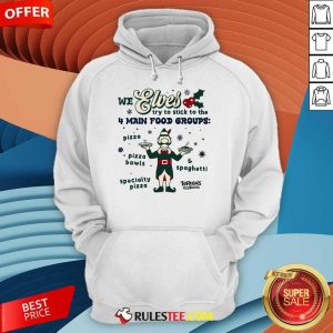 Awesome Larosa's Pizza 4 Main Food Groups Hoodie