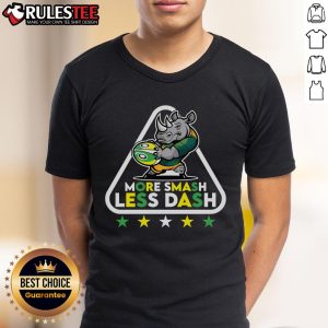 Awesome More Smash Less Dash T-Shirt featuring a bold graphic design, perfect for casual wear and expressing your fun style.