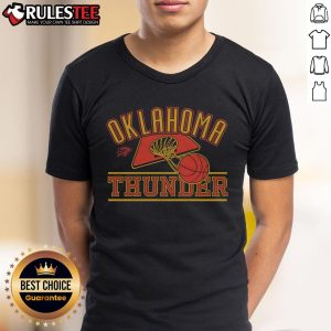 Awesome Oklahoma City Thunder T-Shirt featuring bold logo and vibrant colors, perfect for fans and game day attire.