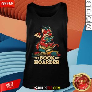 Cute Book Hoarder Dragon Tank-Top