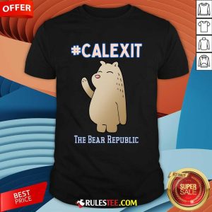 Cute California Secession Calexit Bear Republic T-Shirt