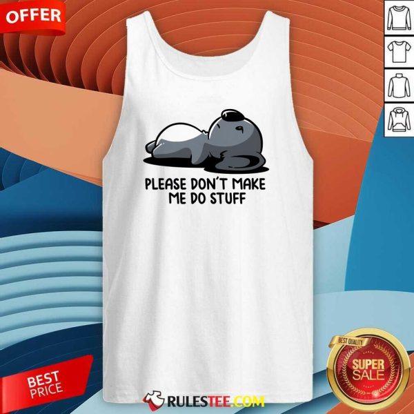 Cute Koala Please Don't Make Me Do Stuff Tank-Top