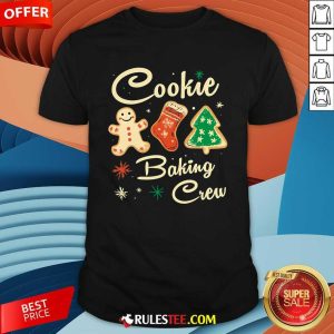 Cute The Christmas Cookie Baking Crew T-Shirt