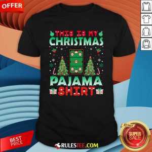 Funny Air Hockey Christmas Pajama Christmas Holiday T-Shirt