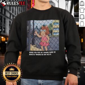 Funny Arthur DW meme sweatshirt featuring Arthur ensuring hes exactly where he says he is, perfect for meme lovers.