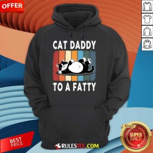 Funny Cat Daddy To A Fatty Chubby Cat Hoodie