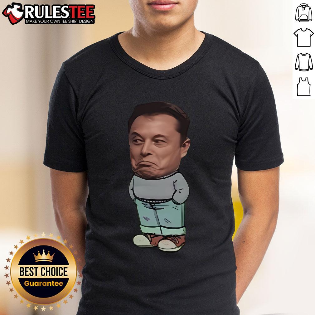 Funny Elon Musk Chill Guy T-Shirt featuring a humorous graphic of Elon Musk in a relaxed pose, perfect for casual wear.