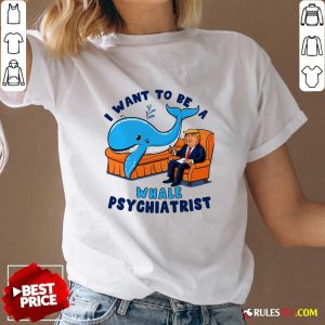 Funny I Want To Be A Whale Psychiatrist V-Neck