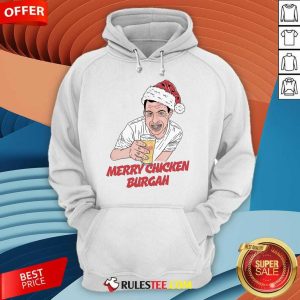 Funny Merry Chicken Burgah Christmas Hoodie