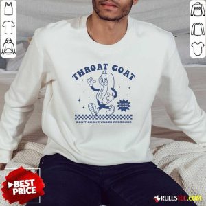 Funny Throat Goat Don't Choke Under Pressure Hotdog Sweatshirt