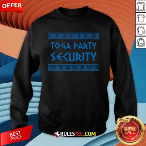 Funny Toga Party Security Ancient Greek Party Costume Sweatshirt