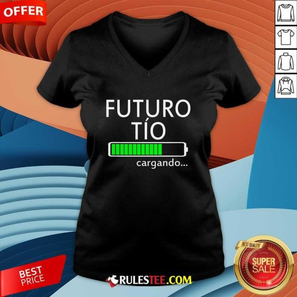 Futuro Tio Cargando Spanish Uncle Pregnancy Announcement V-Neck