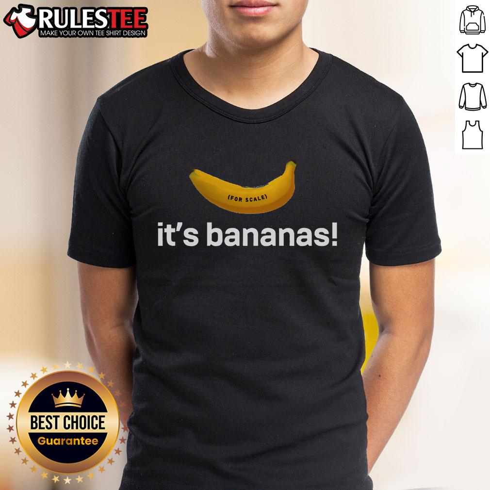 Good It's Bananas Starship T-Shirt featuring a fun banana graphic and colorful starship design for casual wear.