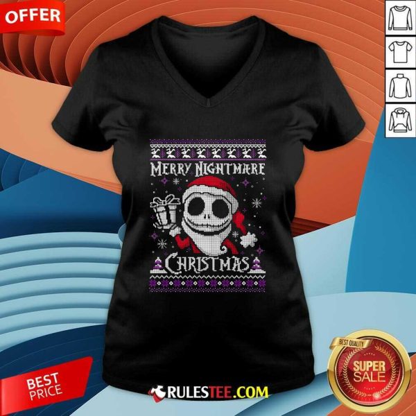 Happy Merry Nightmare Christmas V-Neck