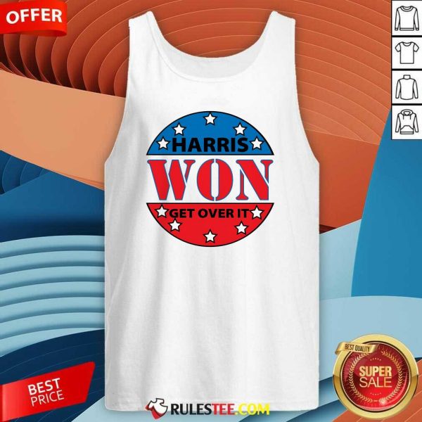 Hot Harris Won 24 Us Presidential Election Tank-Top