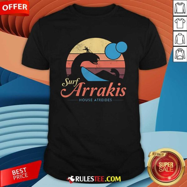 Nice Surf Arrakis House Atreides Sunset T-Shirt