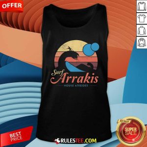 Nice Surf Arrakis House Atreides Sunset Tank-Top